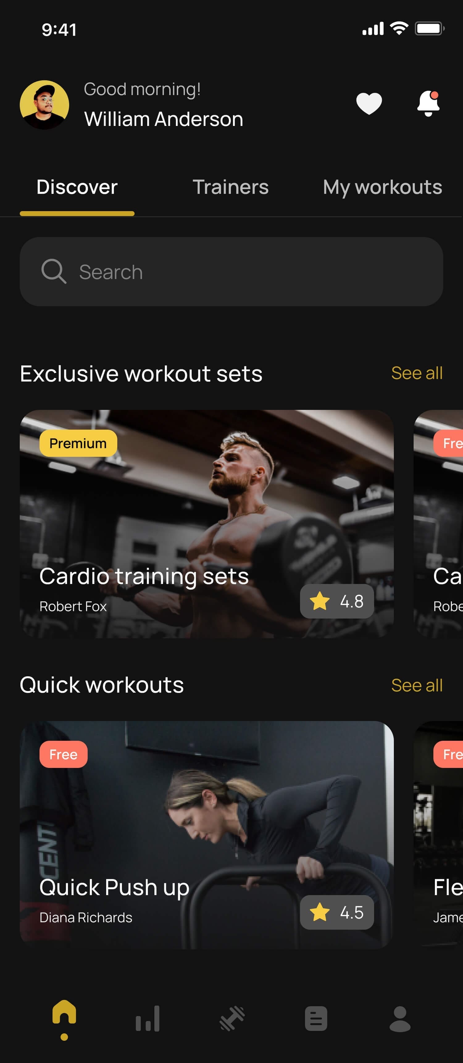 Screens 4.1Workouthomepage