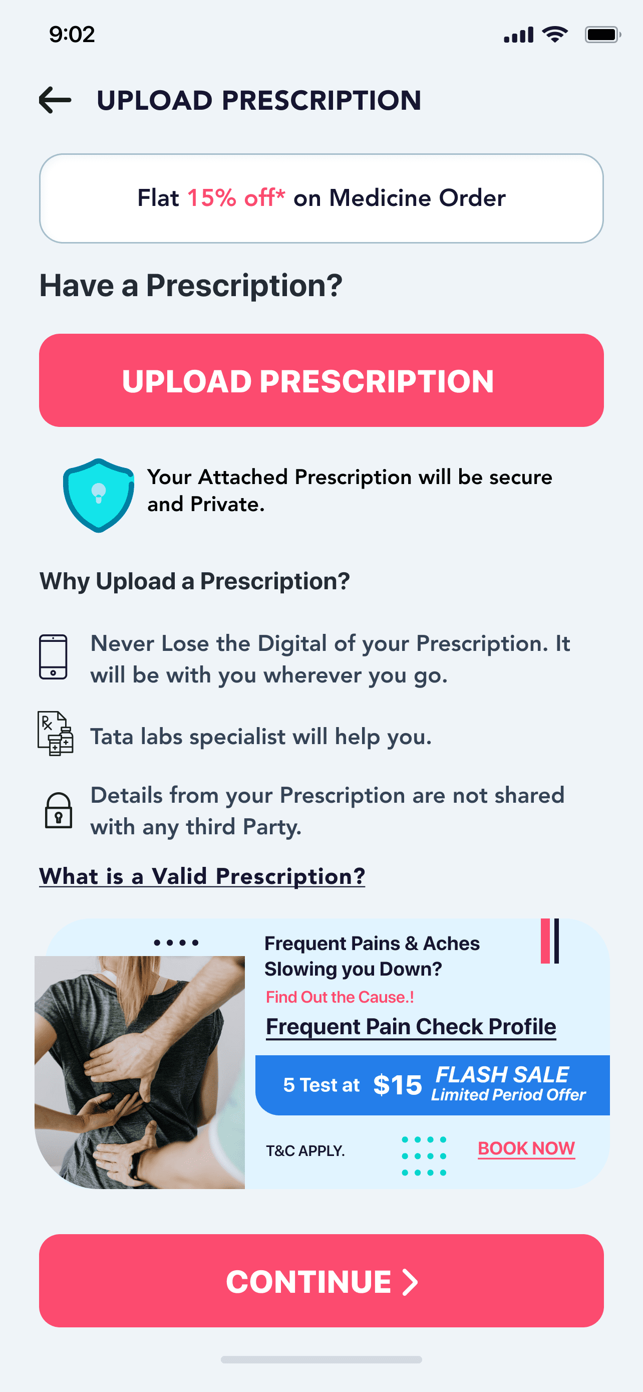 Screens 15 Upload Prescription