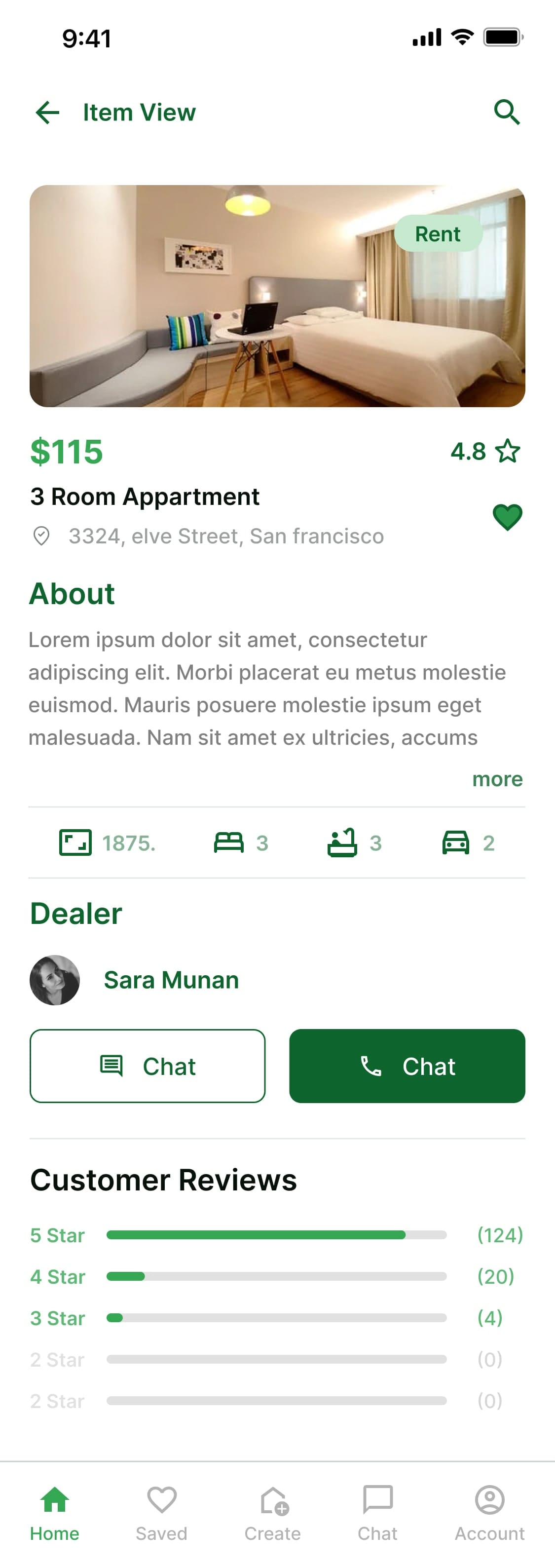 01 Listing 02 Itemviewrent