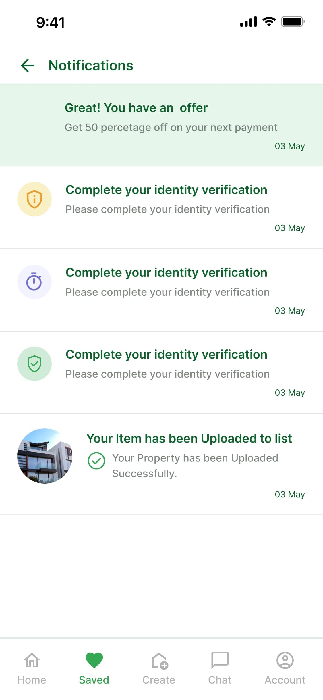 01 Listing 07 Notification
