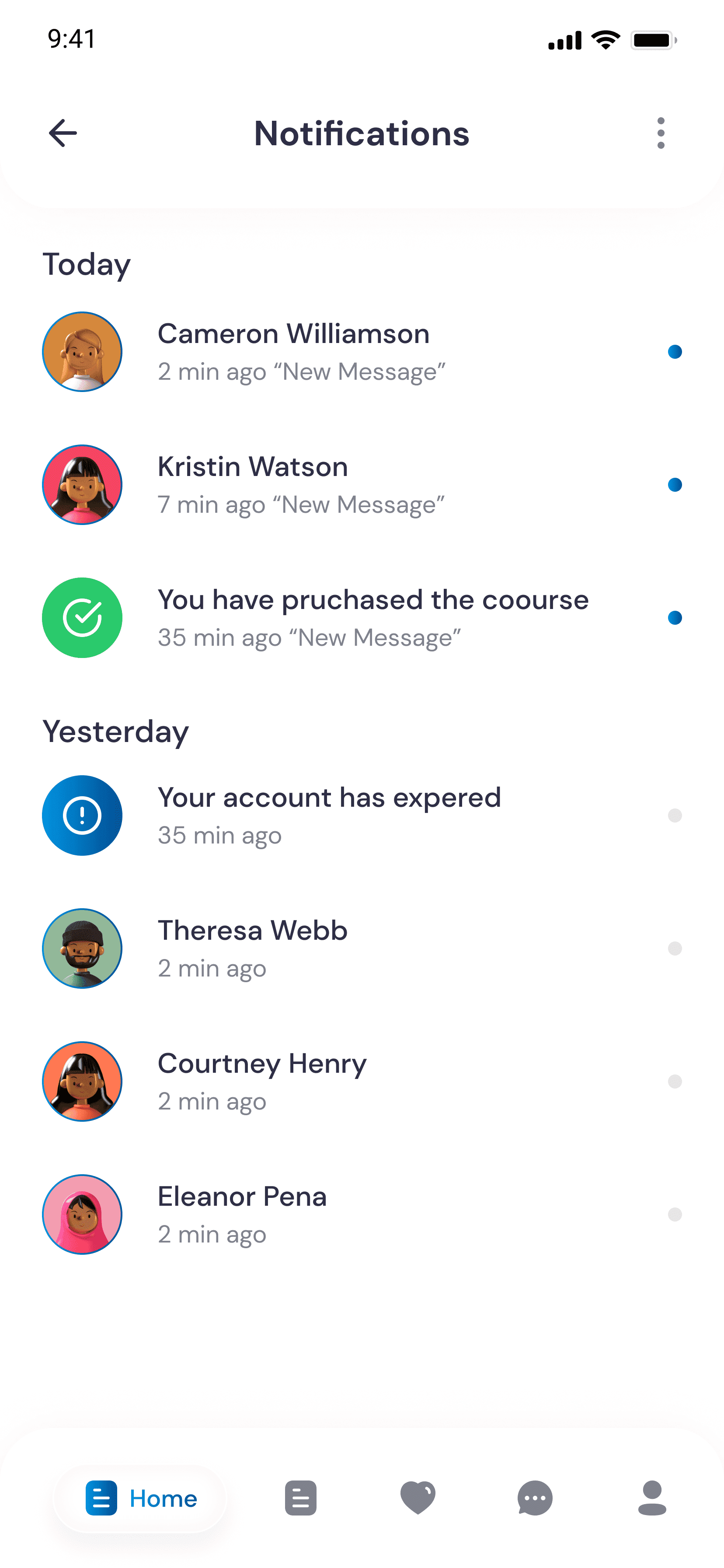 01 25 Notifications