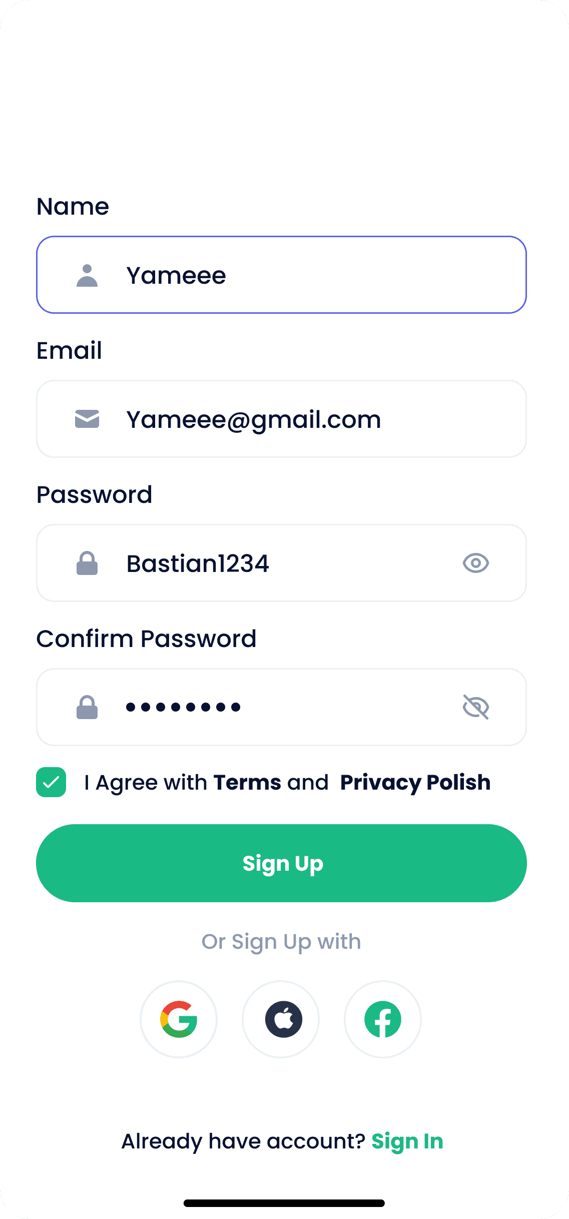 SignUpActive